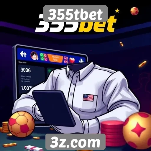 Experiência de usuário no site 355tbet